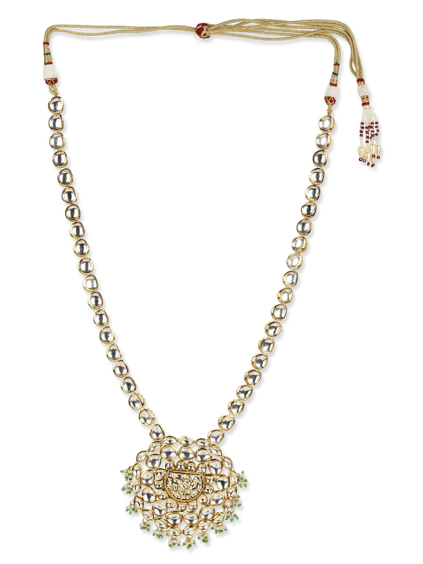 Women's Gold-Polished Necklace - Ruby Raang | Swadesiicart