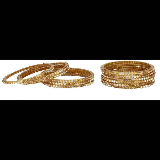 Afast Bridal Wedding & Party Fashionable Colorful Glass Bangle/Kada Set, Pack Of 12 - Afast Enterprises