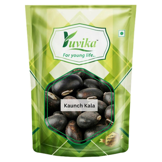 Yuvika Beej Kaunch Kala - Mucuna Pruriens - Black Kaunch Seeds - Cowhage | Swadesiicart