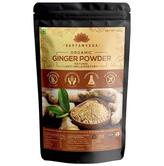Saptamveda Organic Dry Ginger Powder | Swadesiicart
