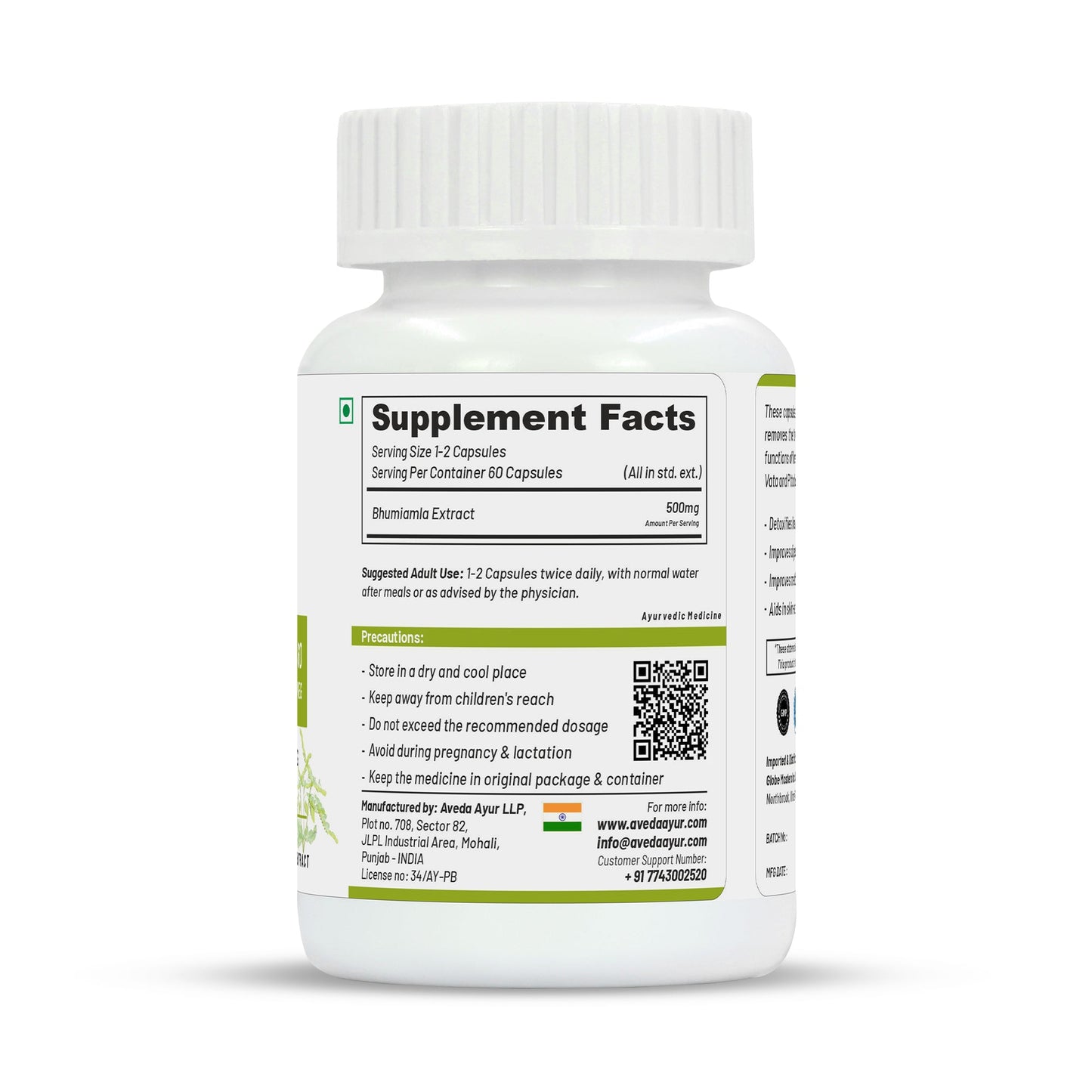 Life Aveda Bhumi Amla Capsules | Swadesiicart