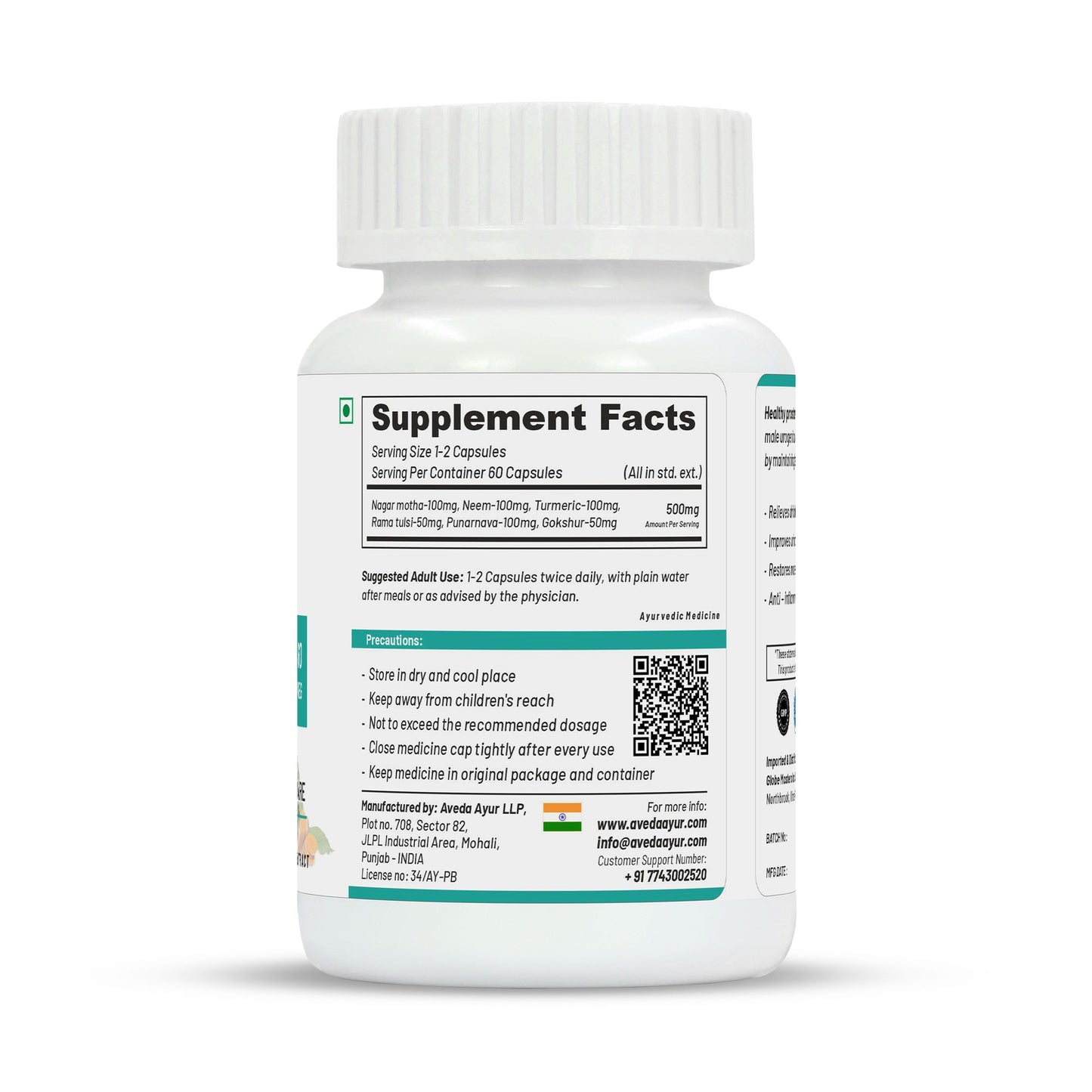 Life Aveda Premium Healthy Prostate Capsules | Swadesiicart