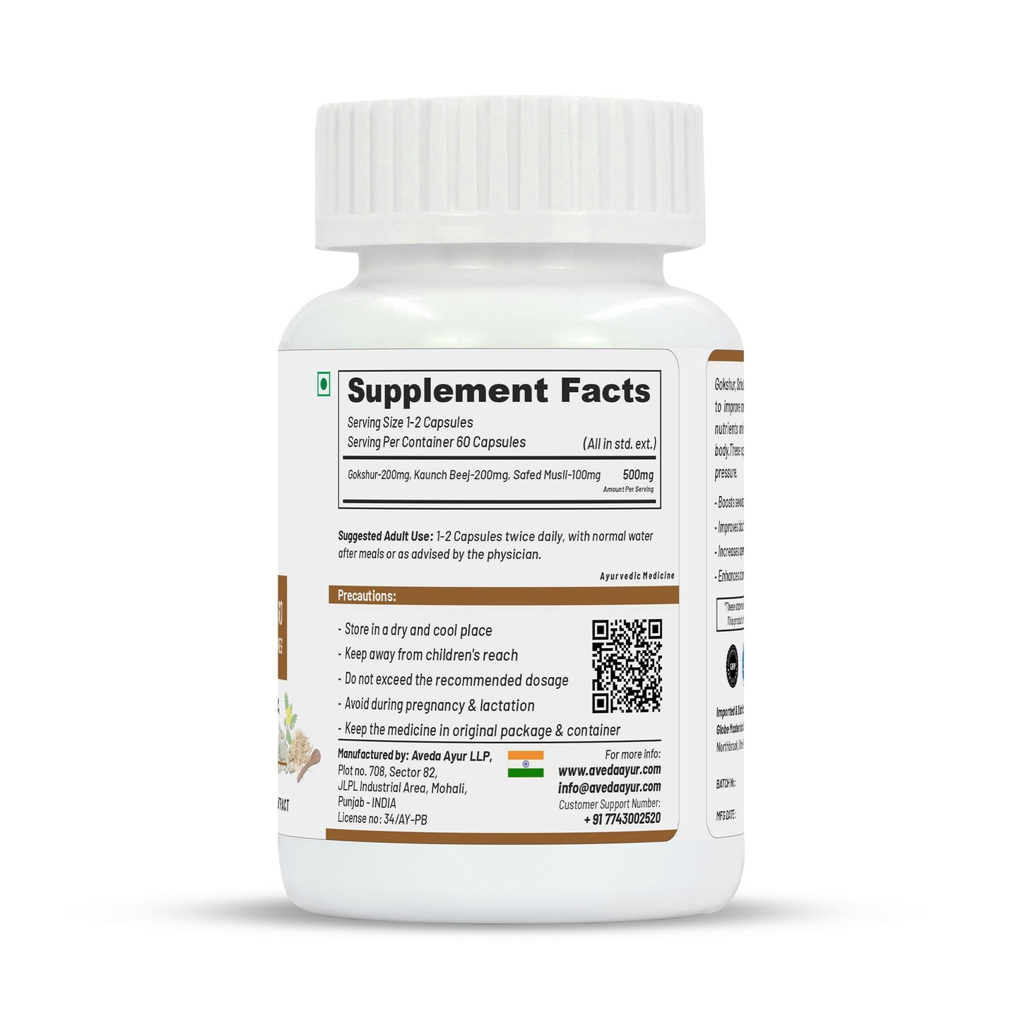 Life Aveda Dhatu Paushak Capsules - Swadesiicart