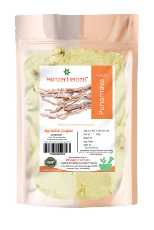 Wonder Herbals Tella Galijeru (Punarnava) Powder | Swadesiicart