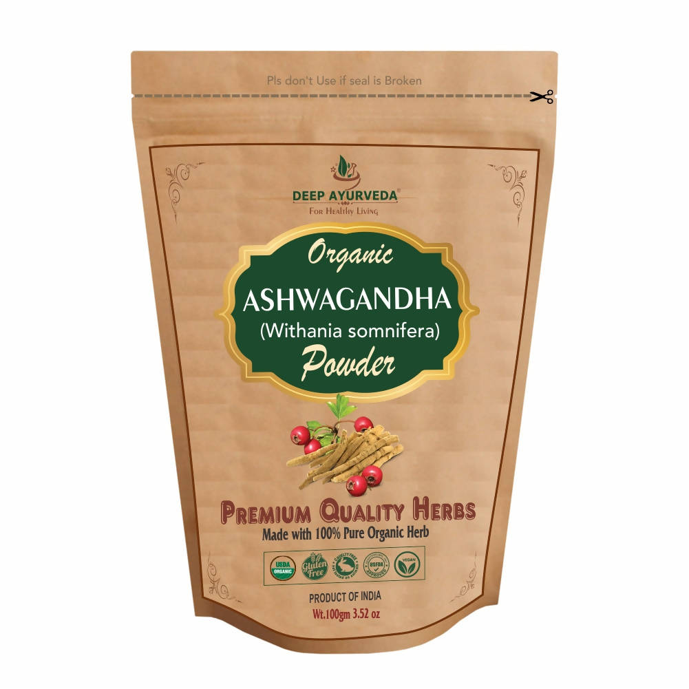 Deep Ayurveda Organic Ashwagandha Powder - DEEP AYURVEDA