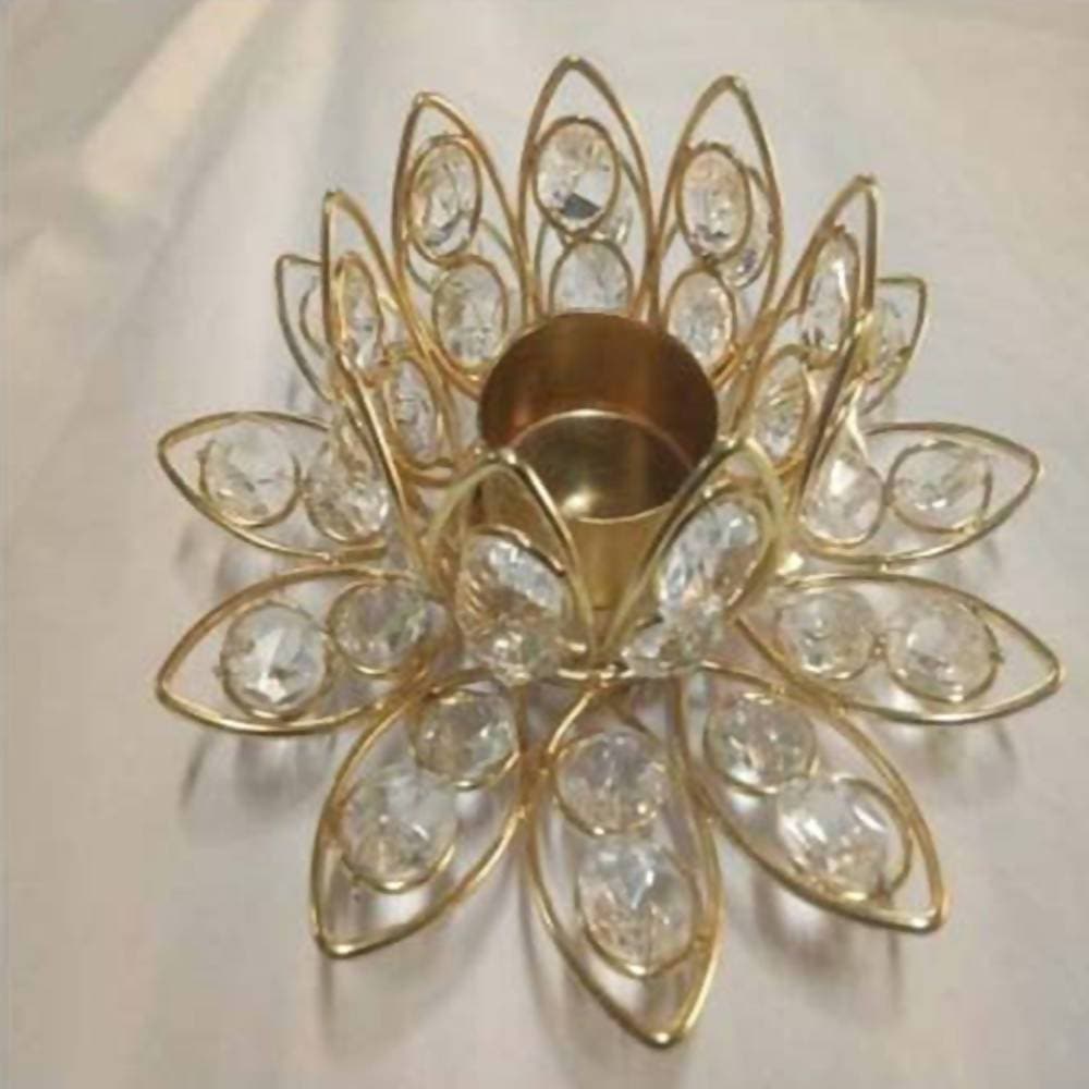 Puja N Pujari Flower Design Akhand Diya Jyothi | Swadesiicart