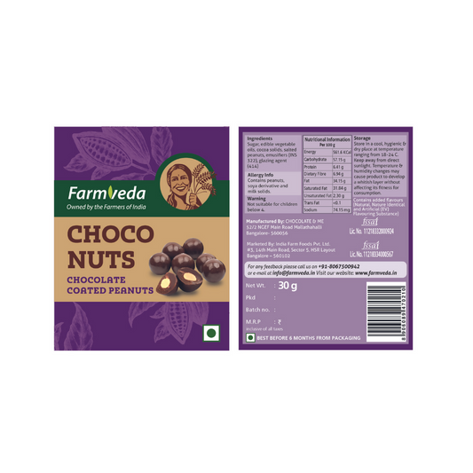 Farmveda Chocolates-Choconuts - Farmveda