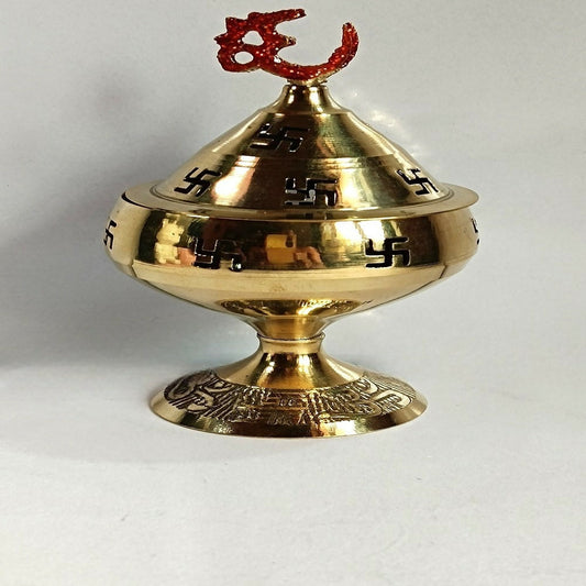 Brass Akhand Jyot Pradeep | Swadesiicart