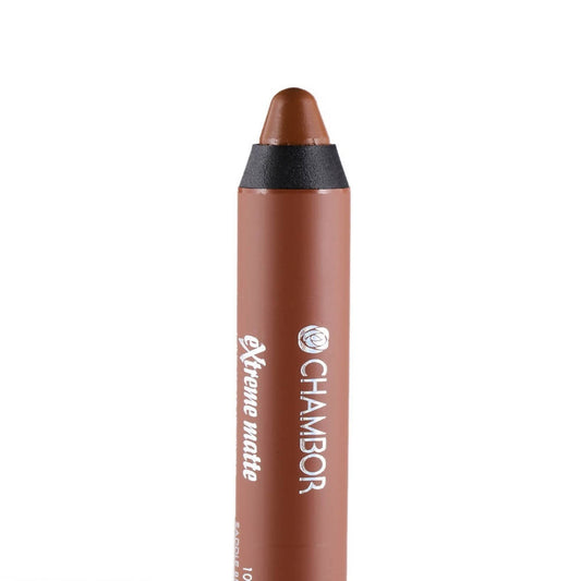 Chambor Saddle Brown 10 Extreme Matte Long Wear Lip Colour - Swadesiicart