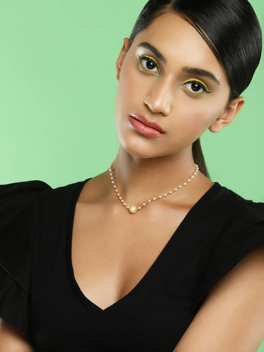 Gold-Polished Chain - Ruby Raang | Swadesiicart