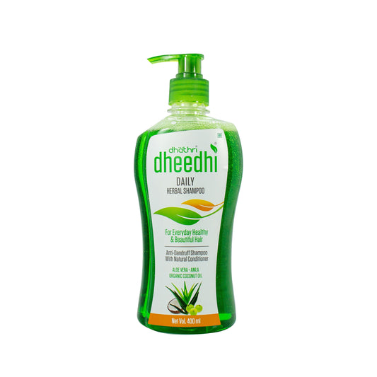 Dhathri Dheedhi Daily Herbal Shampoo To Reduce Dandruff & Promote Hair Growth - Swadesiicart
