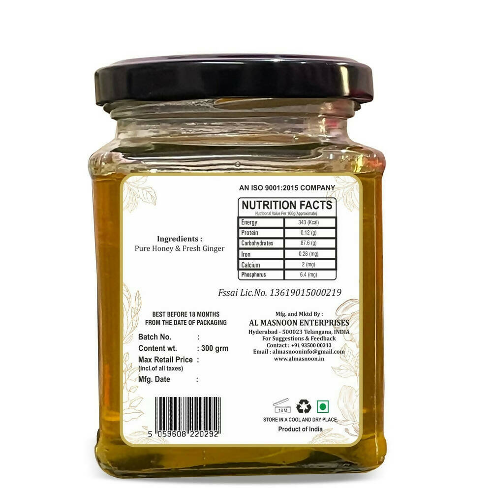 Al Masnoon Honey With Ginger - Swadesiicart