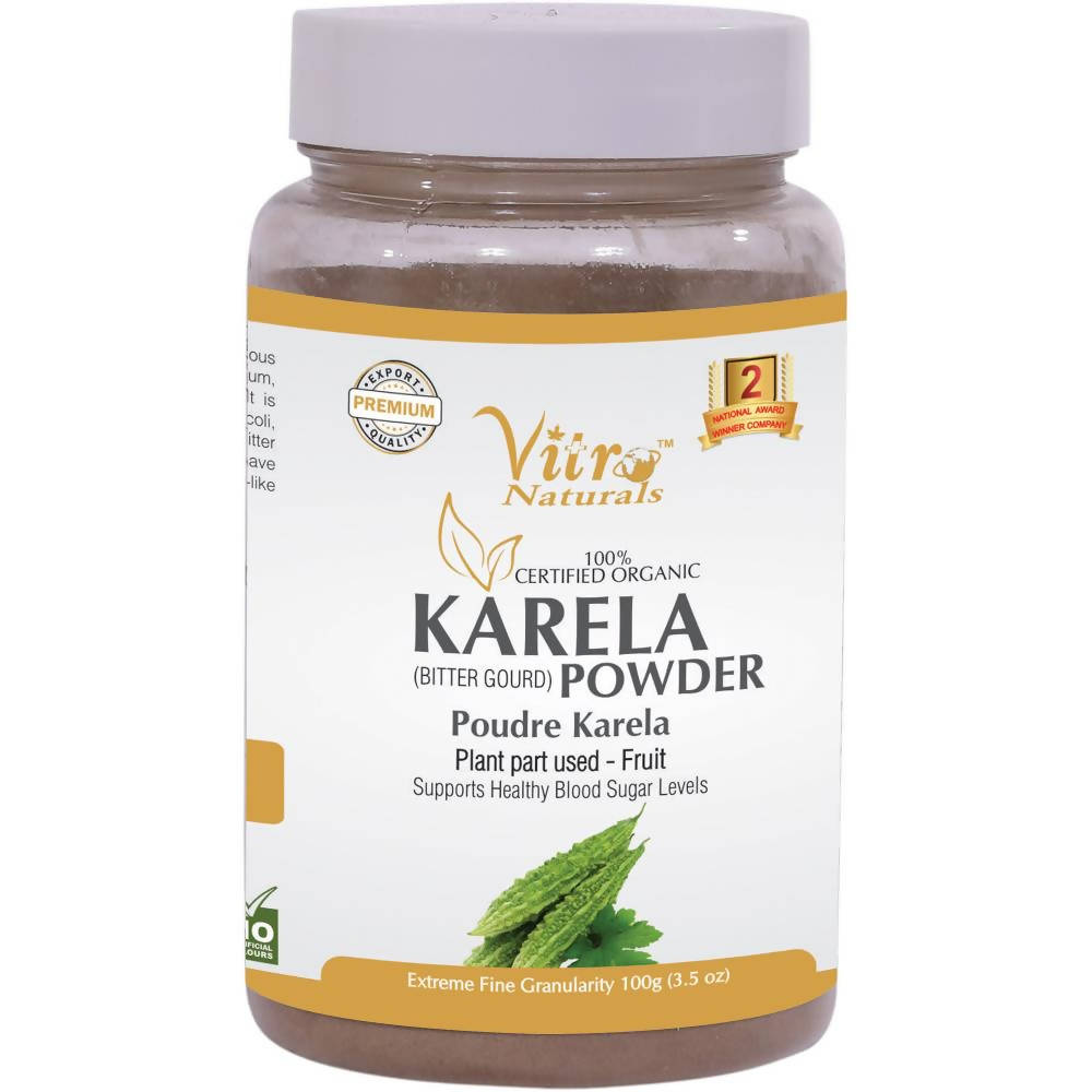 Vitro Naturals Organic Karela Powder | Swadesiicart