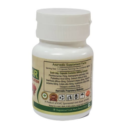 Deep Ayurveda Livclear 500mg Veg Capsules - Swadesiicart