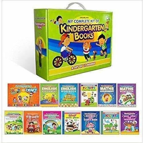 Kindergarten Books Complete Kit - A Set of 13 Books - Swadesiicart