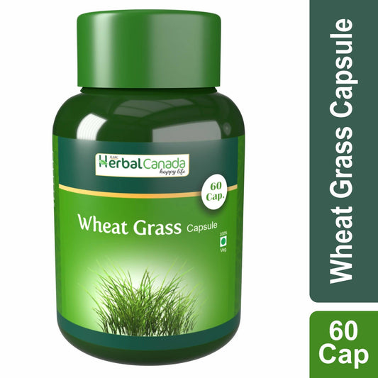 Herbal Canada Wheat Grass Capsules - Swadesiicart