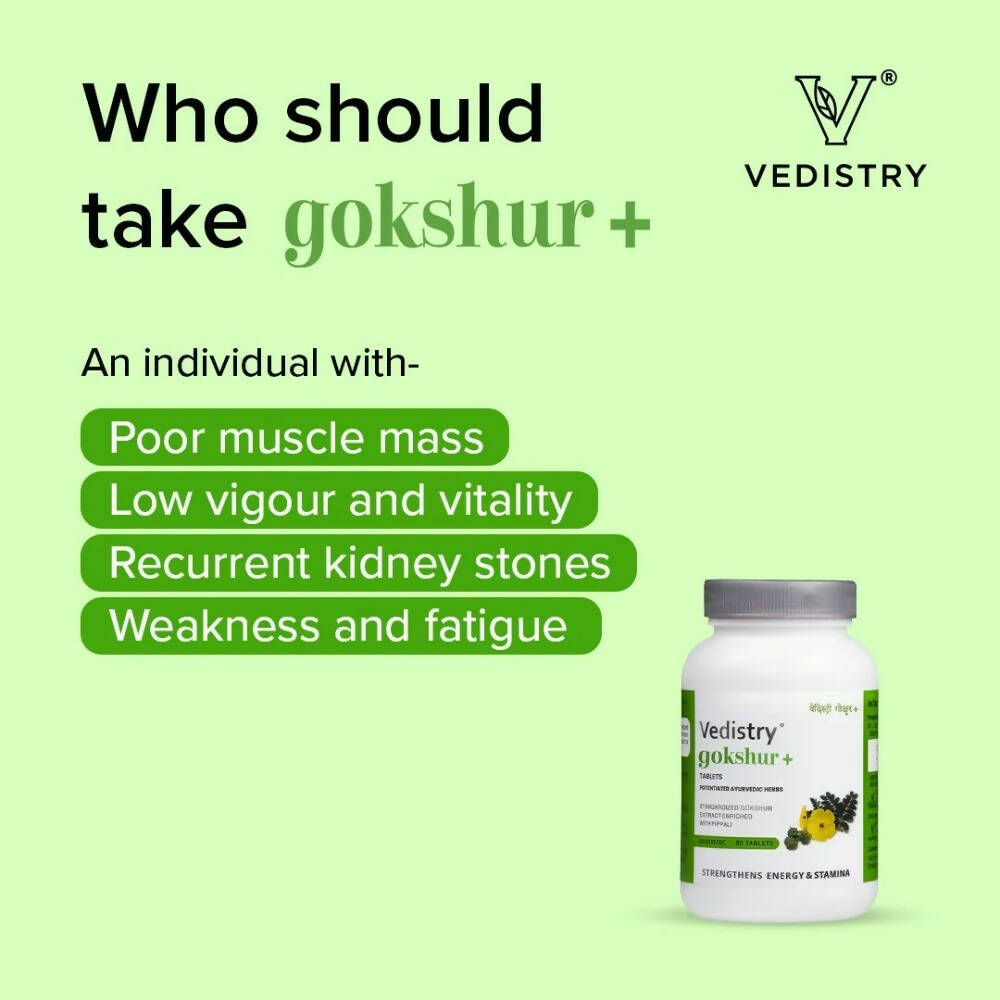 Vedistry Gokshur Tablets - Swadesiicart