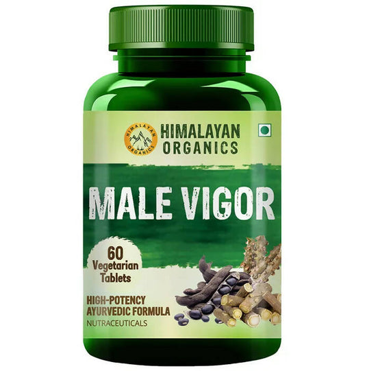 Himalayan Organics Male Vigor Vegetarian Tablets | Swadesiicart