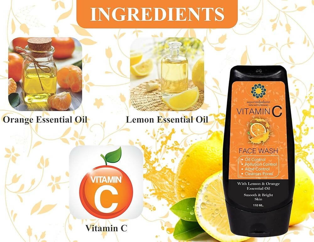 Ayurvedashree Vitamin C Face Wash - Swadesiicart