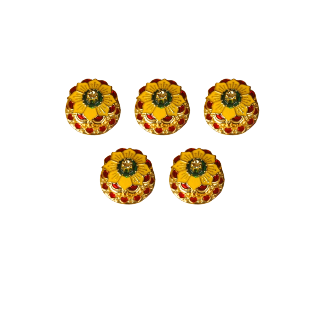 Sri Rudra Fiber Gold Kumkum Bharani (SR 01946) | Swadesiicart