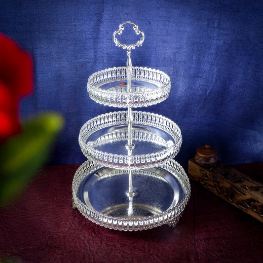 Sri Rudra Silver Tray (SR 00087) | Swadesiicart