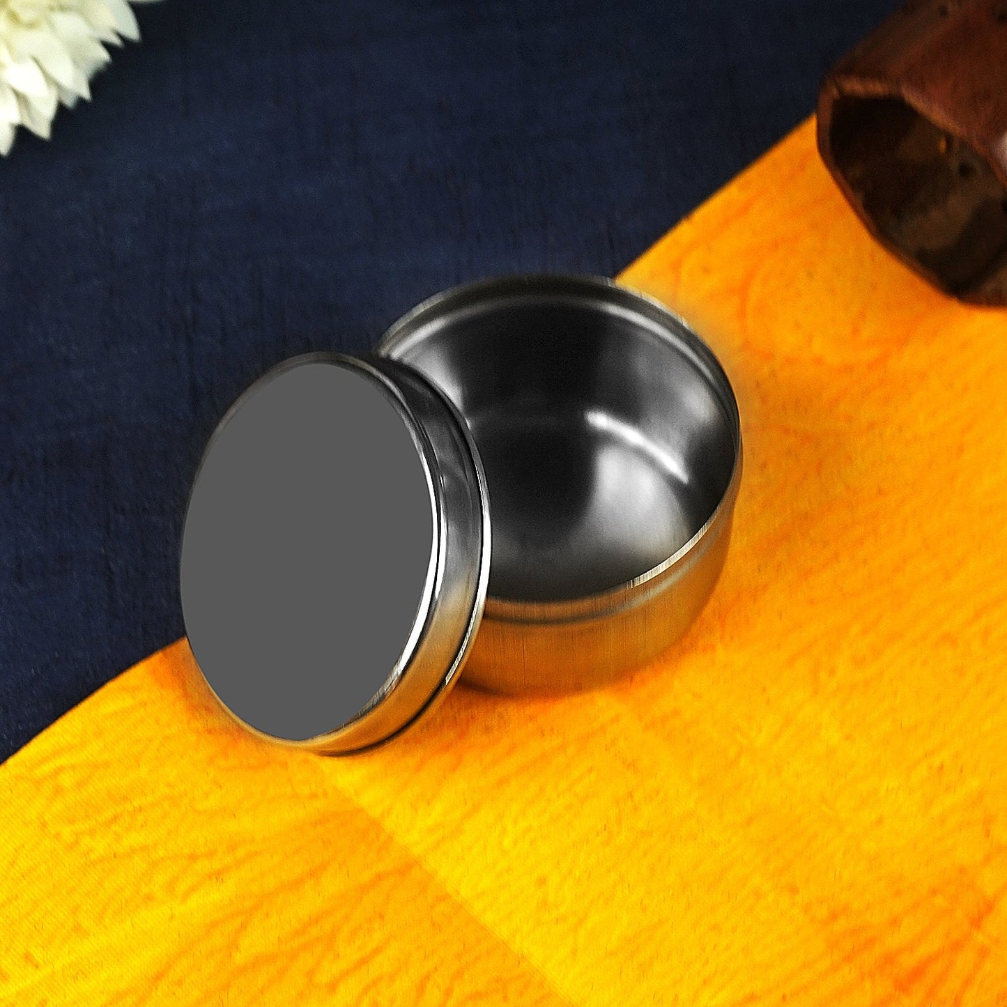 Sri Rudra Steel Jewellary Box Small (SR 01496) - Swadesiicart