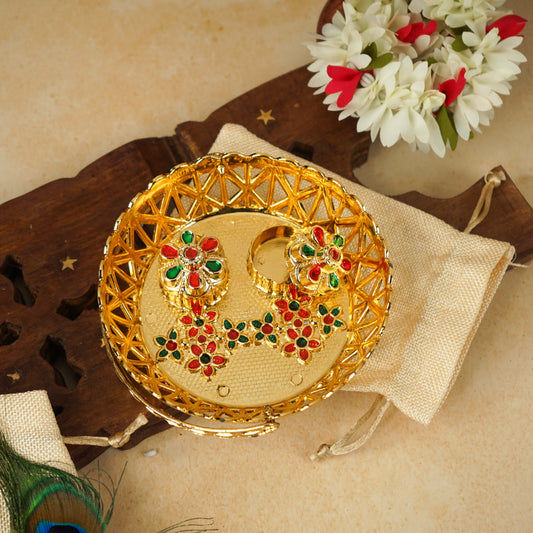 Sri Rudra Haldi kumkum Bhasket (SR 02961) - Swadesiicart