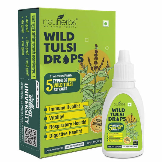 Neuherbs Wild Tulsi Drops | Swadesiicart