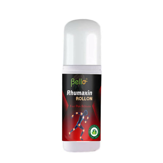 Bello Herbals Rhumaxin Rollon for Fast Herbal Pain Relief Liniment - Syndy Pharma Unit -2