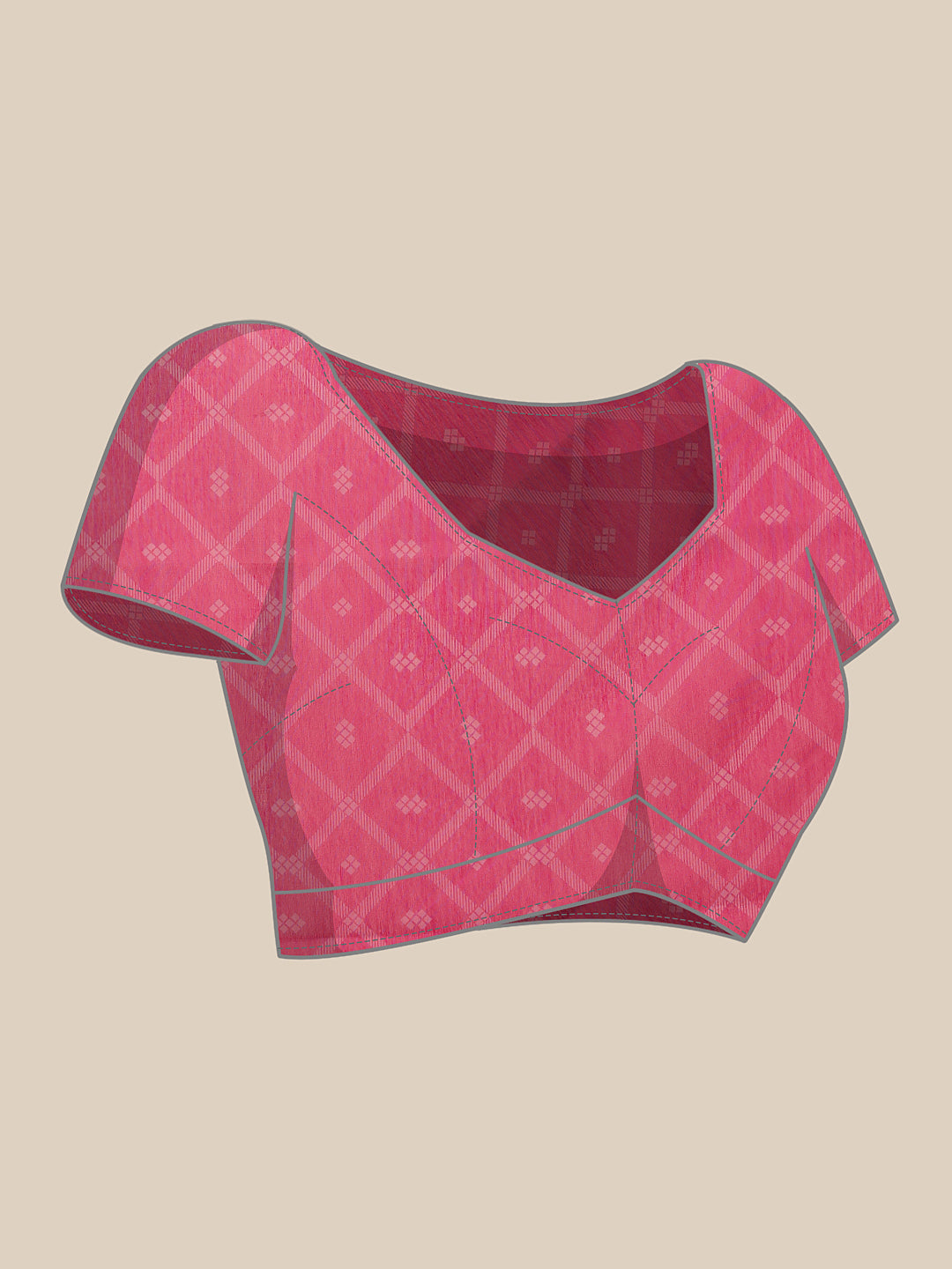 Hiral Fashion Olive Chanderi Cotton Blend Animal Print Digital Printed Swadesiicart