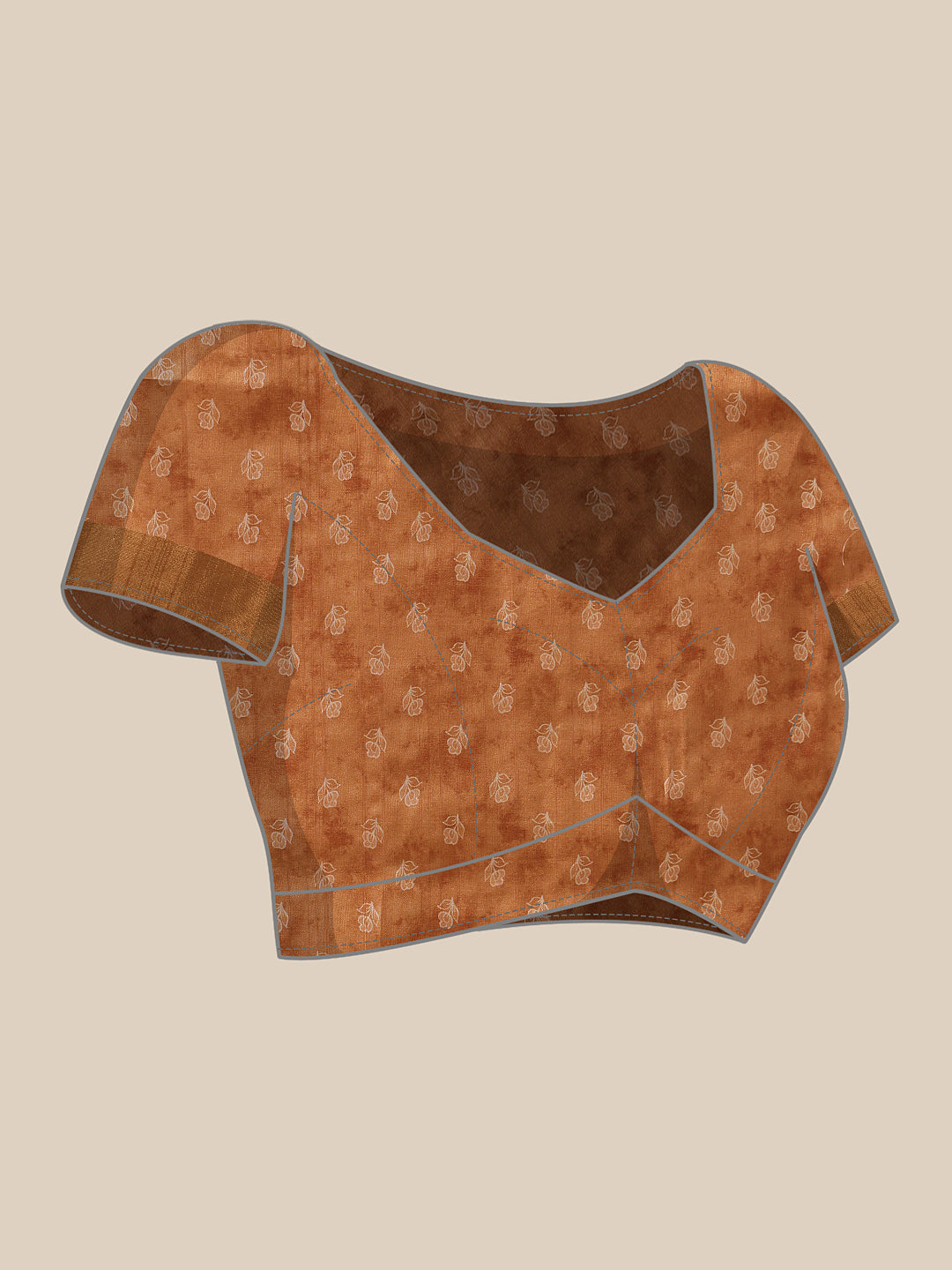 Hiral Fashion Black Banarasi Silk Blend Floral Digital Printed Saree | Swadesiicart