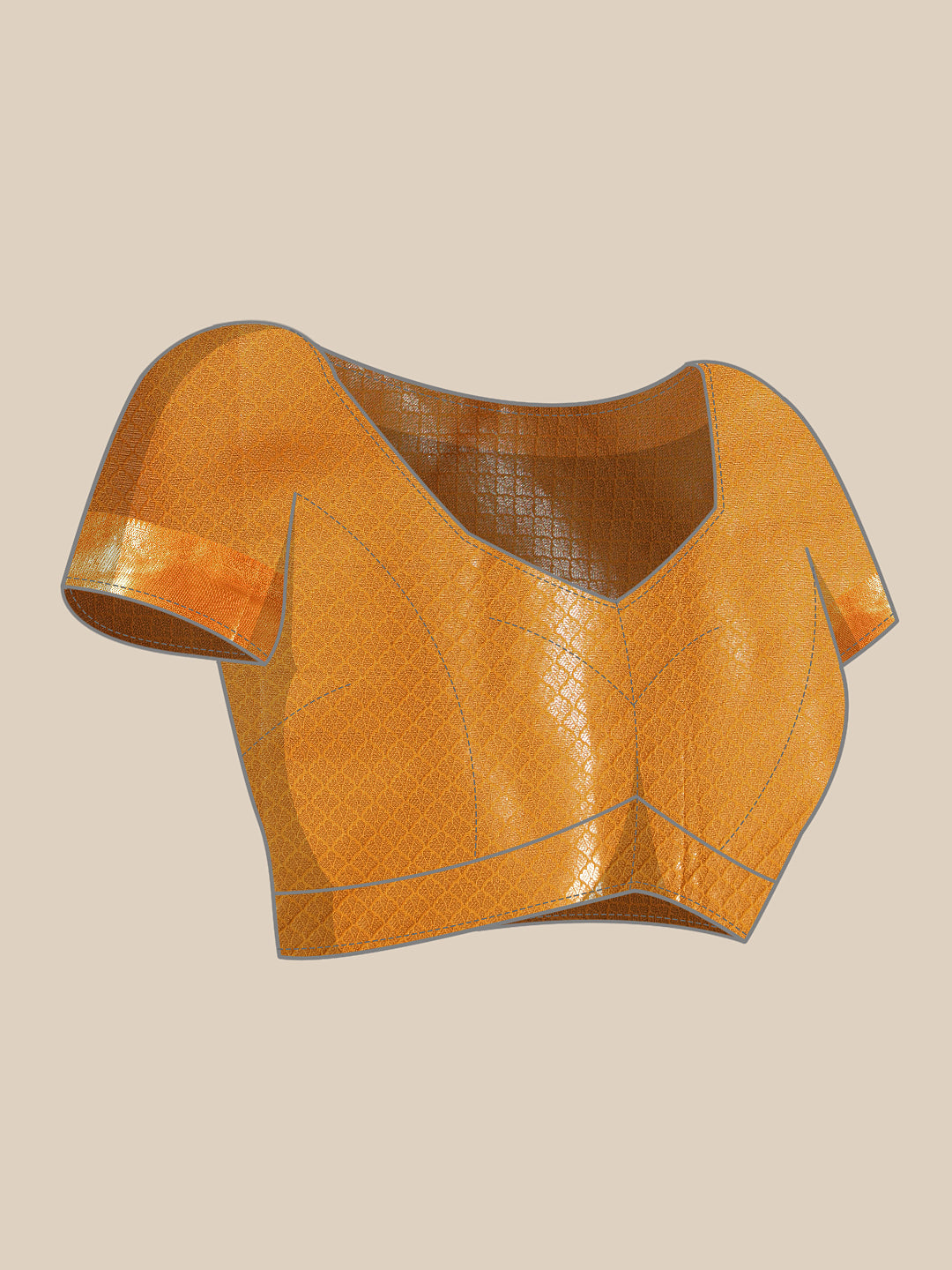 Hiral Fashion Mustard Kanjeevaram Banarasi Silk Ikkat Woven Design Saree | Swadesiicart