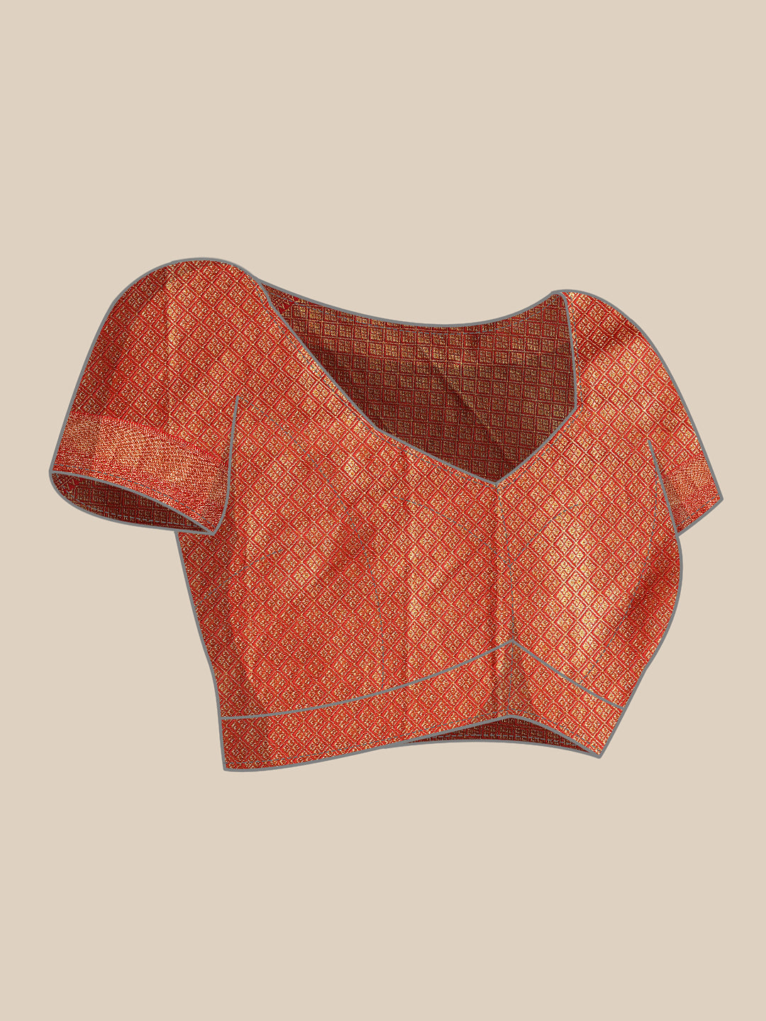 Hiral Fashion Grey Kanjeevaram Silk Woven Design Saree | Swadesiicart