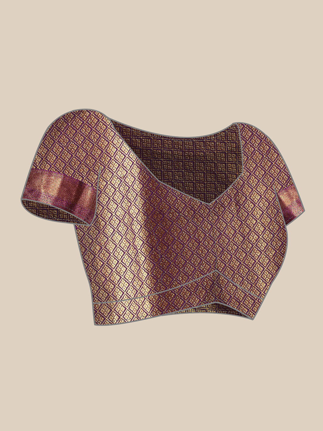 Hiral Fashion Pink Kanjeevaram Silk Woven Design Saree | Swadesiicart