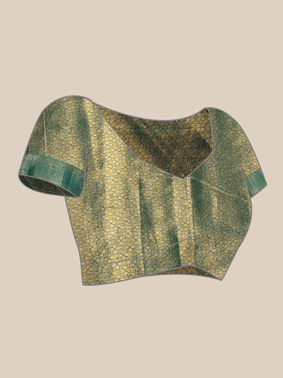 Hiral Fashion Blue Kanjeevaram Silk Woven Design Saree | Swadesiicart