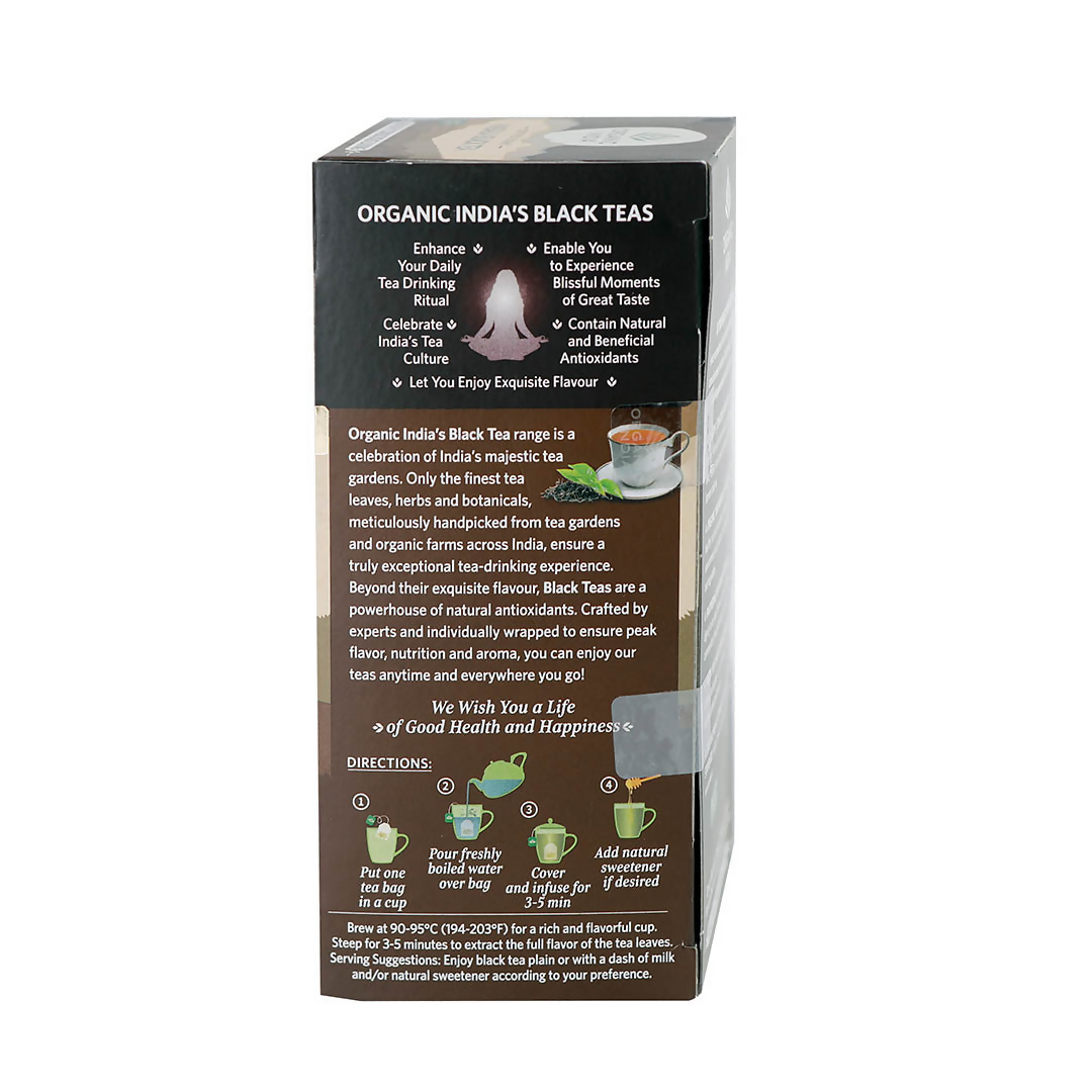 Organic India Masala Black Tea Bags - Swadesiicart