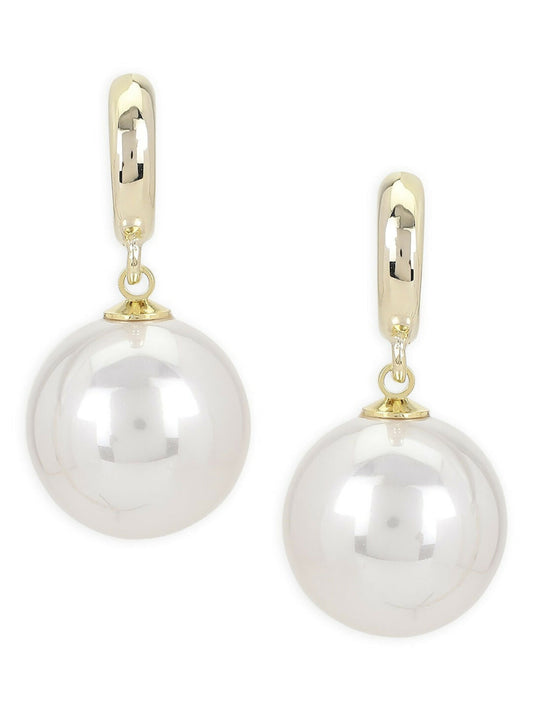 Pearl Drop Earrings- Ruby Raang | Swadesiicart