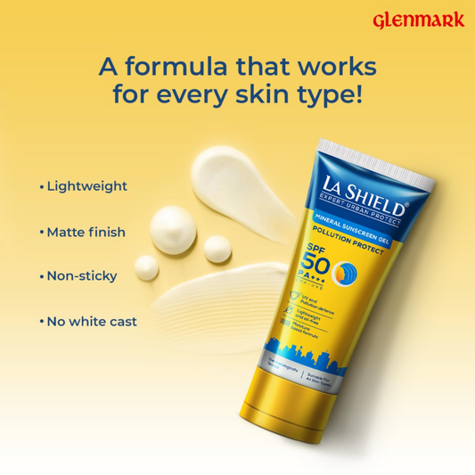 La Shield Pollution Protect SPF 50 Mineral Sunscreen Gel