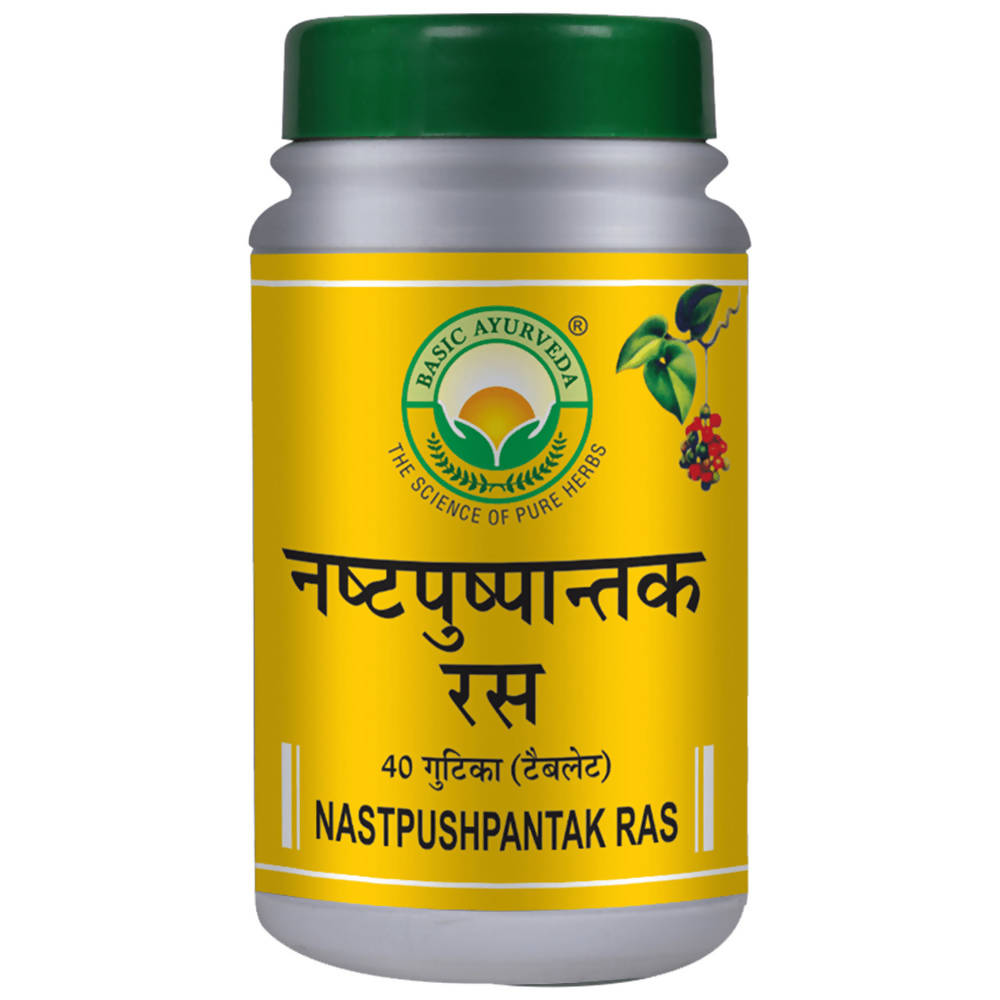 Basic Ayurveda Nastpushpantak Ras Tablet | Swadesiicart