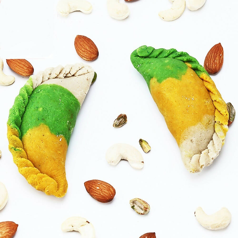 Ghasitaram Kaju Tirangi Gujiya | Swadesiicart