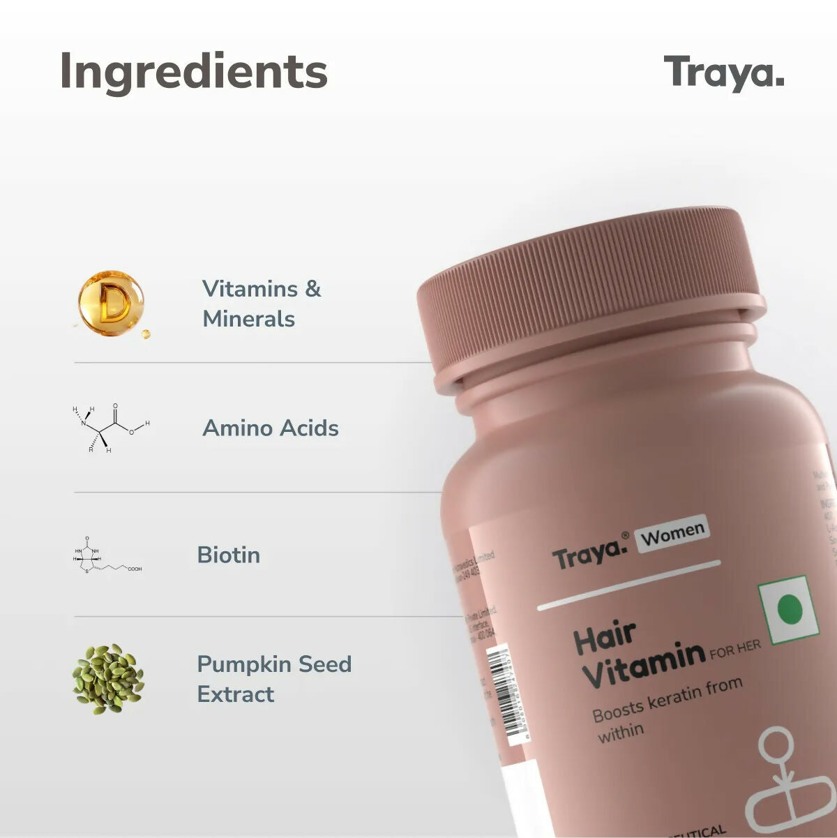 Traya Hair Vitamin For Her - Swadesiicart