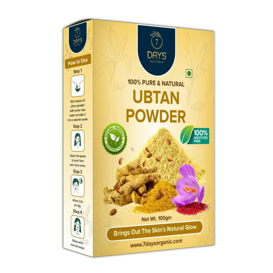 7 Days Ubtan Powder Face Pack - Swadesiicart