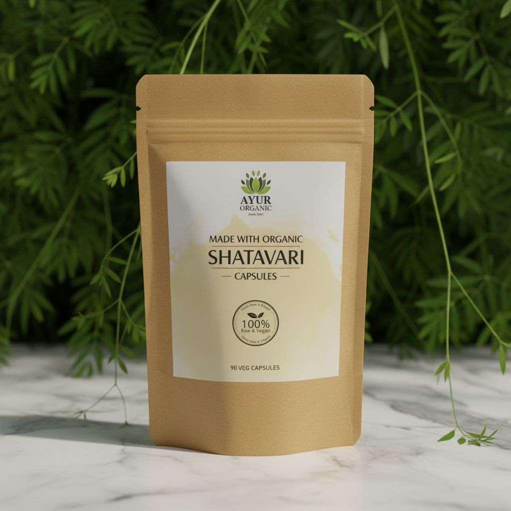 Pure Organic Shatavari Capsules | 90 Capsules