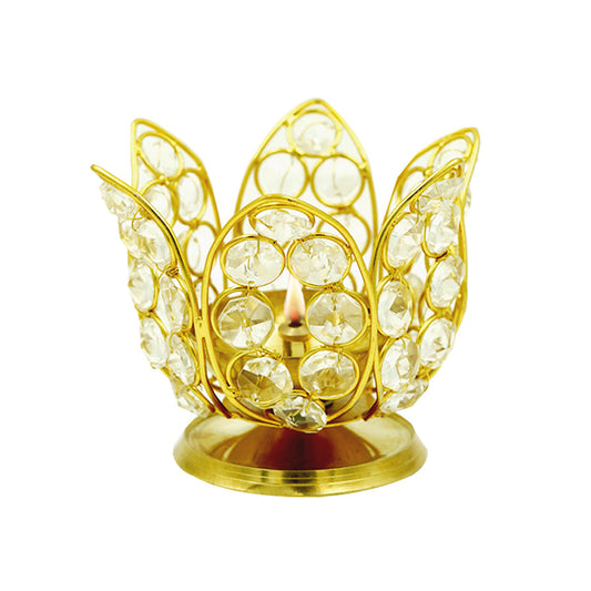 Shubhkart Nitya Brass Bhramha Kamal Diya | Swadesiicart