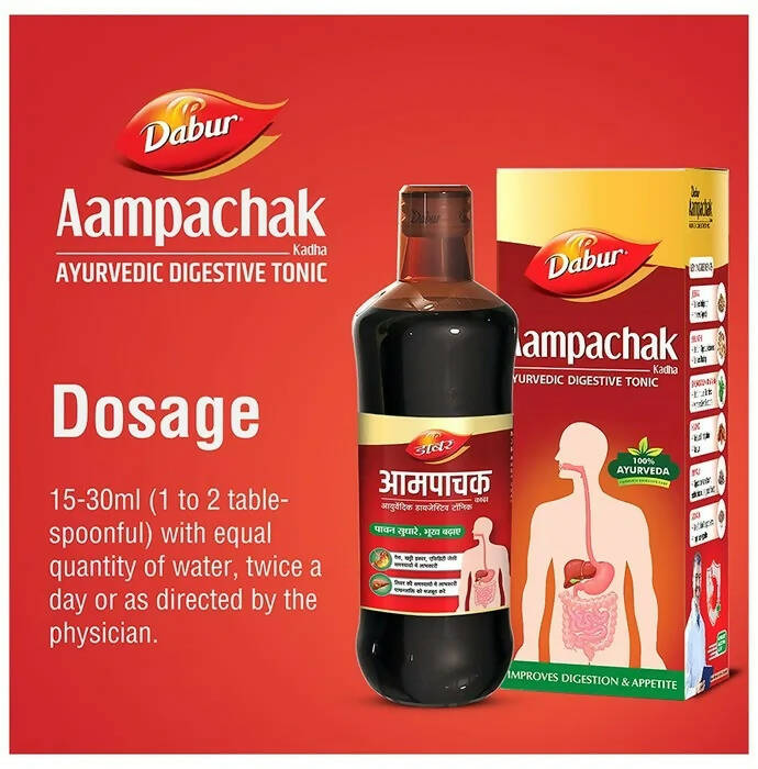 Dabur Aampachak Kadha Ayurvedic Digestive Tonic - Swadesiicart