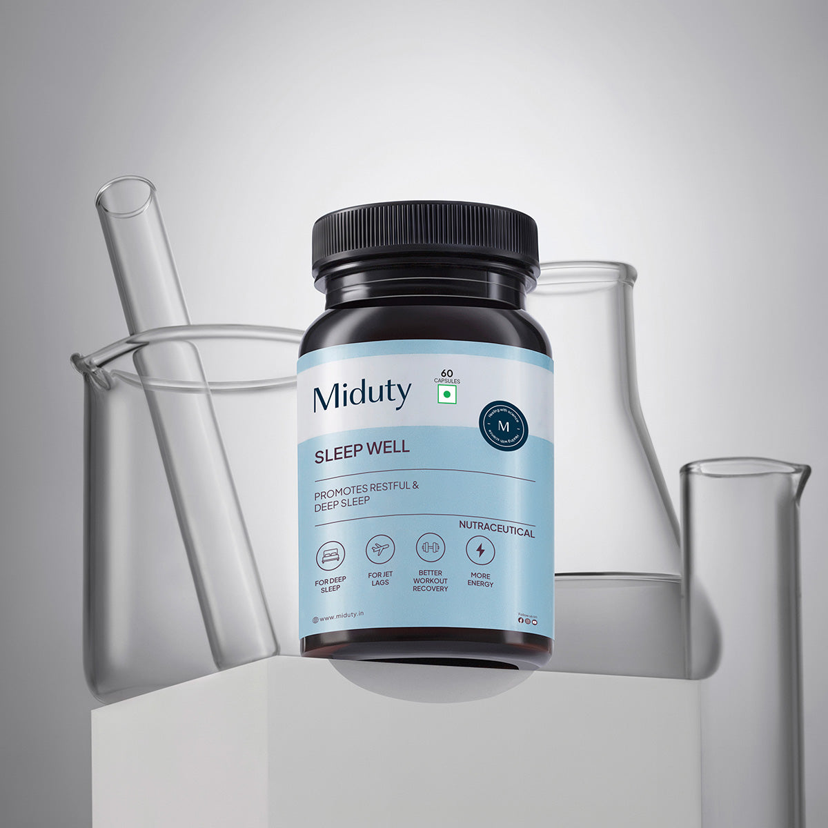 Miduty by Palak Notes Sleep Well Capsules - Swadesiicart
