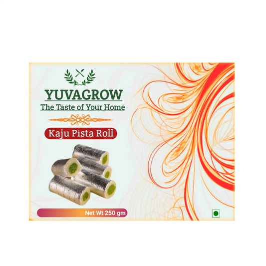 Yuvagrow Kaju Pista Roll | Swadesiicart