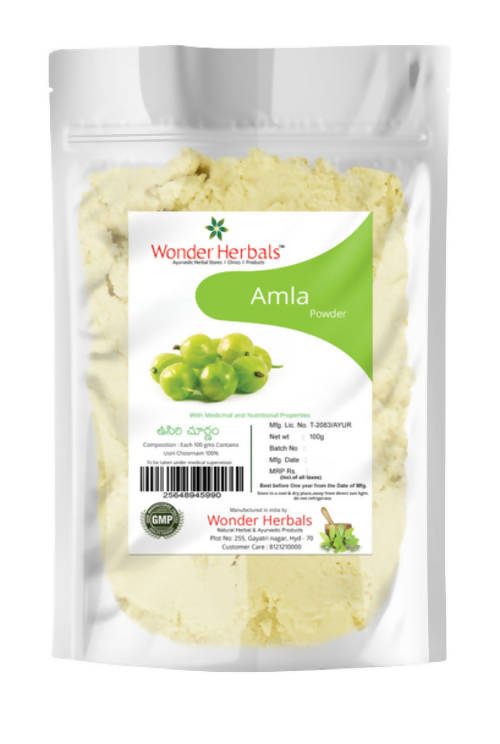 Wonder Herbals Amla (Usirikaya) Powder | Swadesiicart