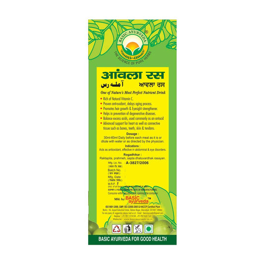 Basic Ayurveda Goose Berry Juice Usages