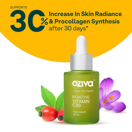 OZiva Bioactive Vitamin C30 Face Serum - Swadesiicart